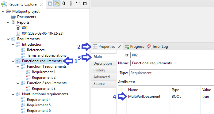 Adding the multipart attribute for the node, chosen for multiparting