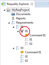 Project tree contains virtual node